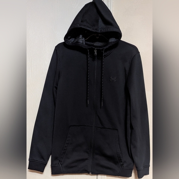 Under Armour Armour Fleece® Full-Zip Hoodie Men's Size M Used Exc MSRP $69.99 - Picture 3 of 7
